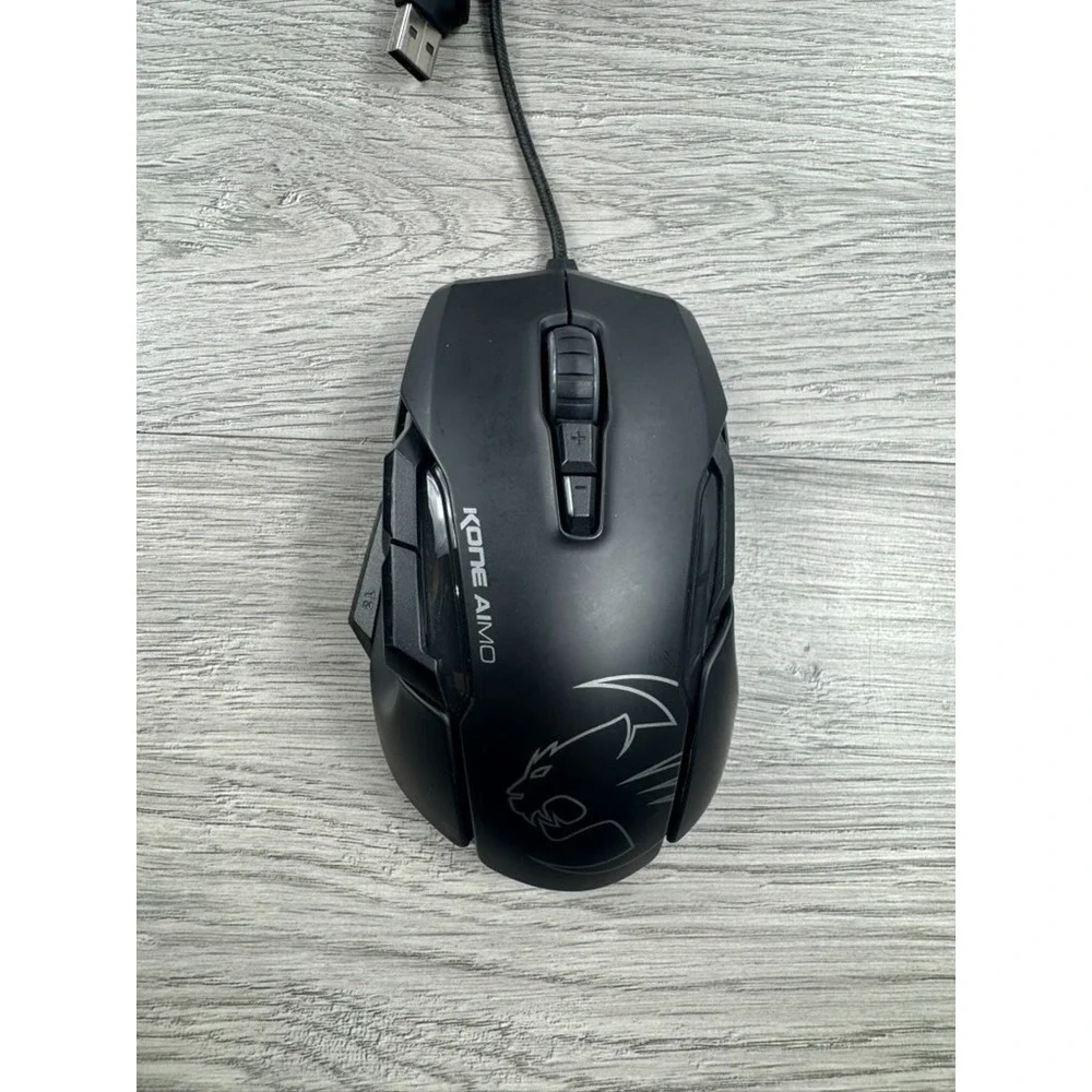 Kone Roc-11-815-Bk Gaming Mouse Lights Black Tilt Wheel USB 2.0 Wired Optical